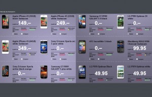 Prix suisse de l'iPhone 4S: les vertus du marché libre? Prix suisse de l'iPhone 4S: les vertus du marché libre?