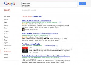 La recherche d'applications débarque sur Google.