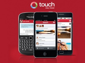 L'application touch.com. L'application touch.com.