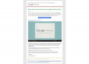 Lorsque Google veut qu'on introduise plus de publicité sur son site... Lorsque Google veut qu'on introduise plus de publicité sur son site...