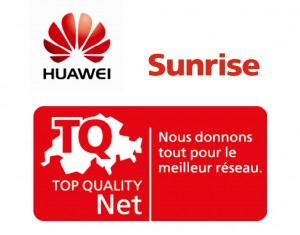 Les ambitions de Sunrise et de Huawei ont accouché d'un logo spécifique. Les ambitions de Sunrise et de Huawei ont accouché d'un logo spécifique.