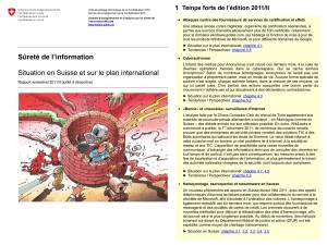 Sécurité informatique: le dernier rapport de l'administration. Sécurité informatique: le dernier rapport de l'administration.