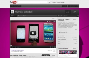 Le canal YouTube de xavierstuder.com Le canal YouTube de xavierstuder.com