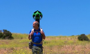 Google Street View Trekker. Google Street View Trekker.