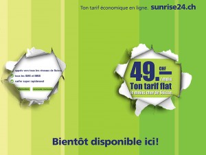 L'offre en ligne Sunrise24.ch à 49 francs par mois.