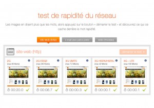 LTE: le test comparatif d'Orange. LTE: le test comparatif d'Orange.
