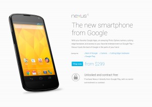 Le Nexus 4 de Google doit terroriser les opérateurs...
