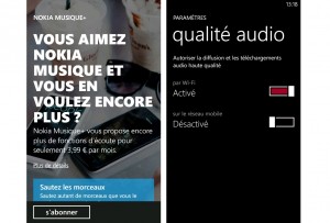 Nokia Musique+ est prévu pour le 1er trimestre. Nokia Musique+ est prévu pour le 1er trimestre.